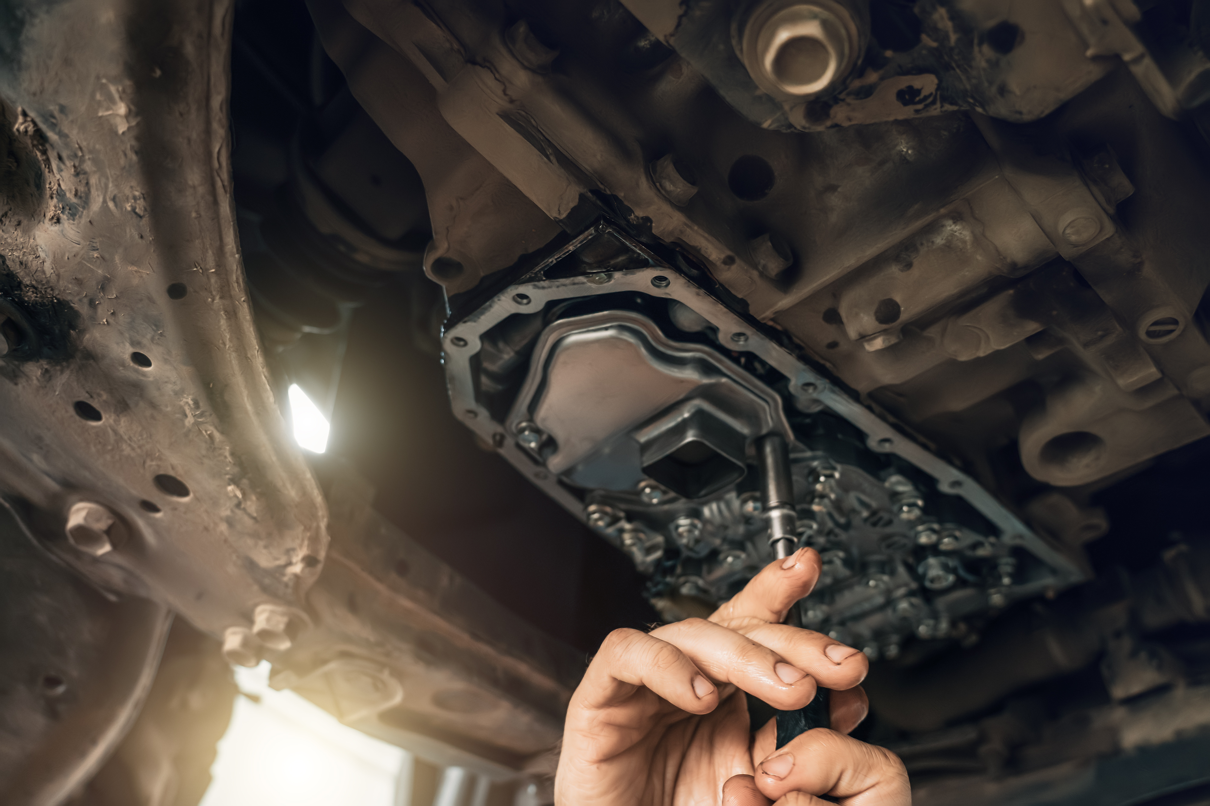 Transmission component close-up